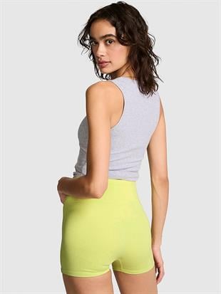 Yumuşak Seamless Biker Tayt