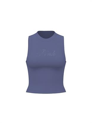 Yumuşak Seamless Halter Yaka Crop