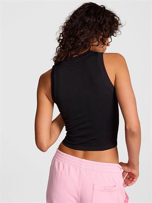 Yumuşak Seamless Halter Yaka Crop