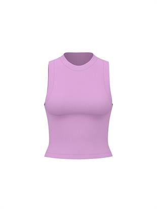 Yumuşak Seamless Halter Yaka Crop