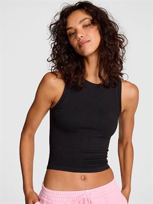 Yumuşak Seamless Halter Yaka Crop