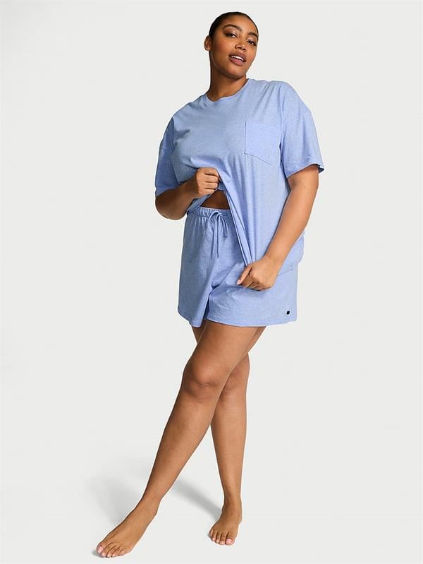 %100 Pamuk Kısa Pijama Takımı