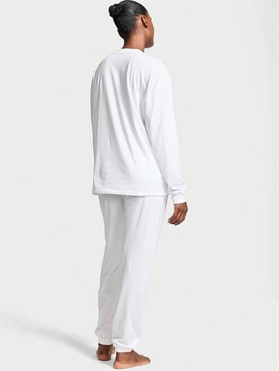 %100 Pamuk Uzun Pijama Takımı