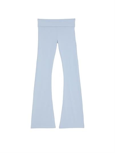 All-Day Beli Katlanabilen Pamuklu Flare Tayt