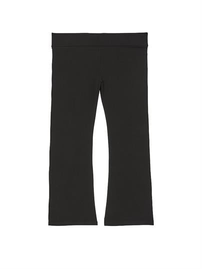 All-Day Beli Katlanabilen Pamuklu Flare Tayt