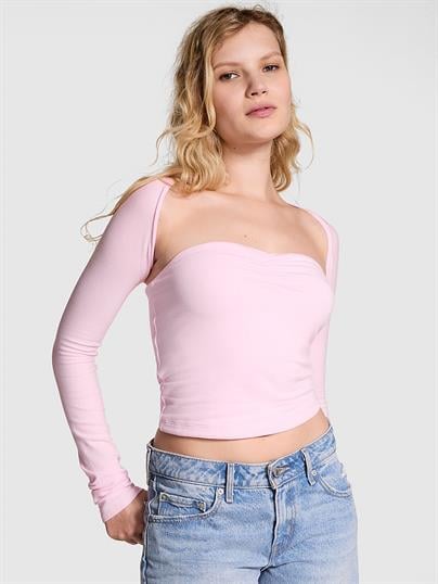 Base Pamuklu Bolero ve Dar Üst Takım