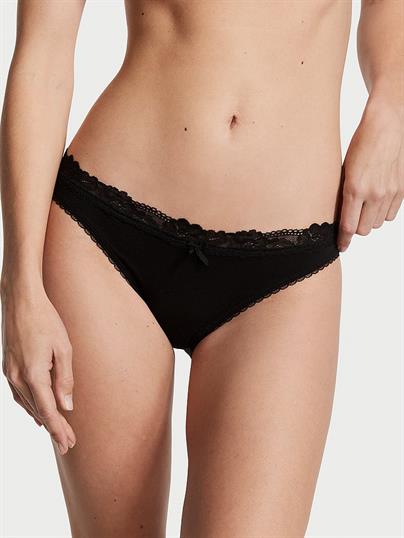 Beli Dantelli Pamuklu Bikini Külot