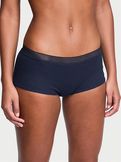 Beli Dantelli Pamuklu Boyshort Külot