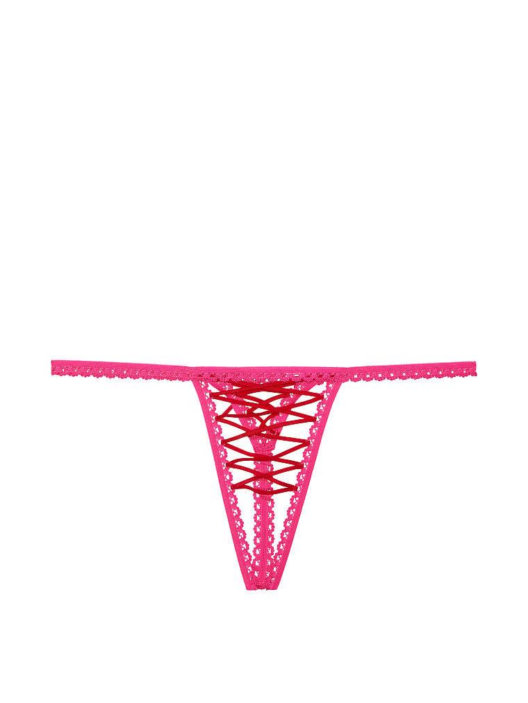 Ba c kl Crotchless Tanga Pembe Victoria s Secret