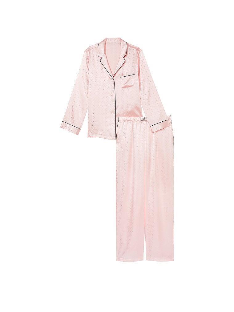 Damla Saten Pijama Takımı Pembe | Victoria's Secret