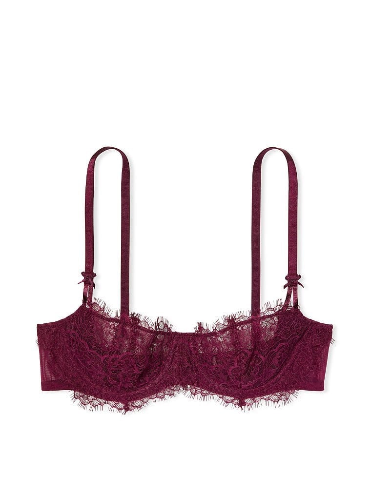 Dream Angels Wicked Dantelli Balkonet Sütyen - Bordo VS26435152