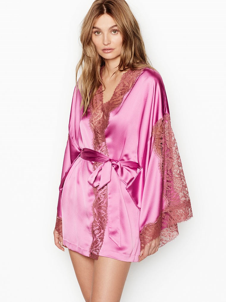 Dantel Kısa Kimono Sabahlık | Victoria's Secret