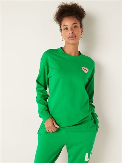 Campus Pamuklu Uzun Kollu T-Shirt
