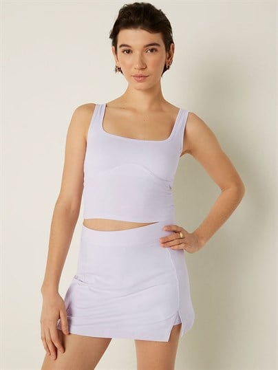 Cotton Contour Crop Tank Top