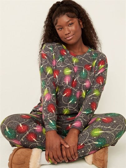 Cozy Uzun Kollu Pijama Üstü
