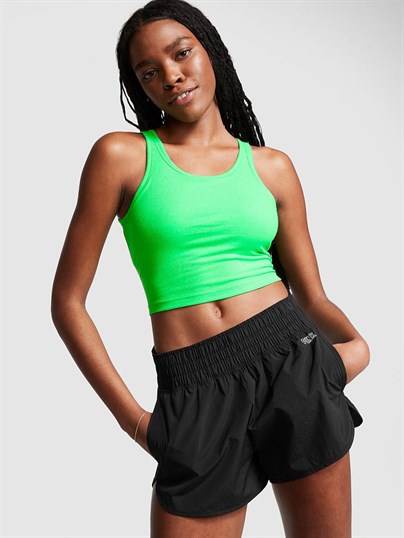 Cropped Rib Tank Top