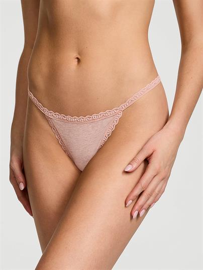 Dantel Detaylı V-String Külot
