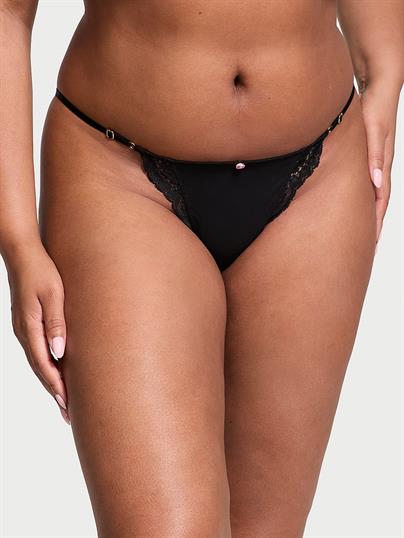 Dantel Kenarlı Ayarlanabilir İpli Bikini Külot
