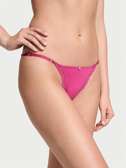 Dantel Kenarlı Ayarlanabilir İpli Bikini Külot