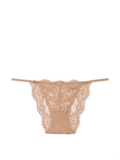 Dantelli Ayarlanabilir Askılı Bikini Külot