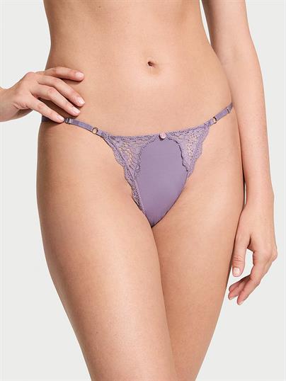 Dantelli Ayarlanabilir V-String Külot