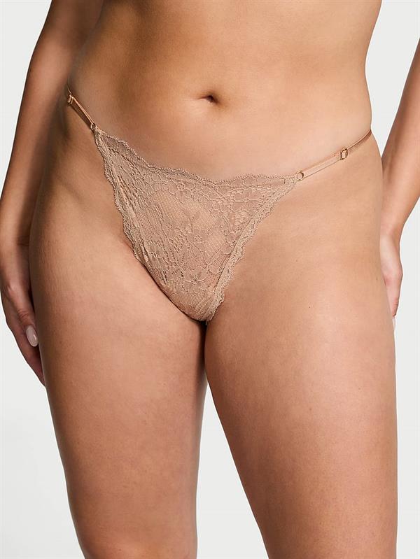 Dantelli Ayarlanabilir V-String Külot