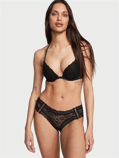 Dantelli Bağcıklı Cheeky Külot