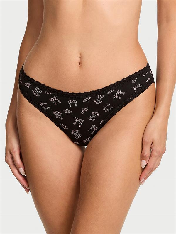 Dantelli Pamuklu Bikini Külot