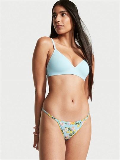 Dantelli Saten String Bikini Külot