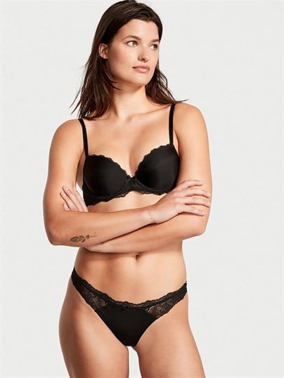 Dream Angels Çiçekli Dantel Detaylı Cheekini Külot