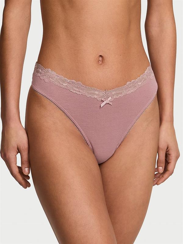 Esnek Pamuklu Scoop Tanga