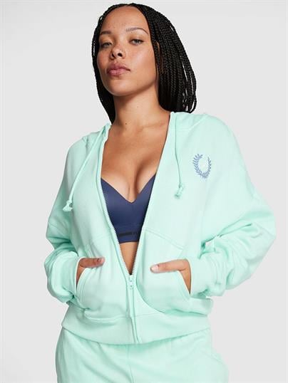 Everyday Fermuarlı Kapüşonlu Polar Sweatshirt