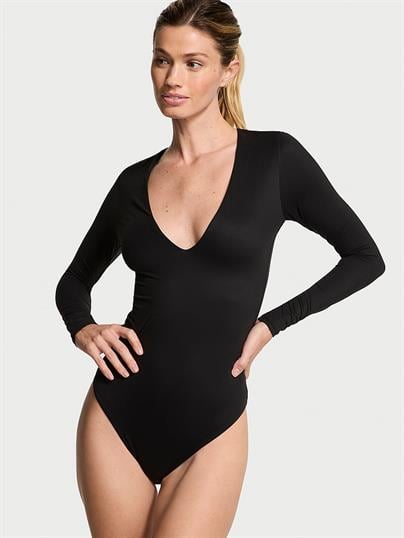 FeatherSoft™ BODYWEAR V Yakalı Body