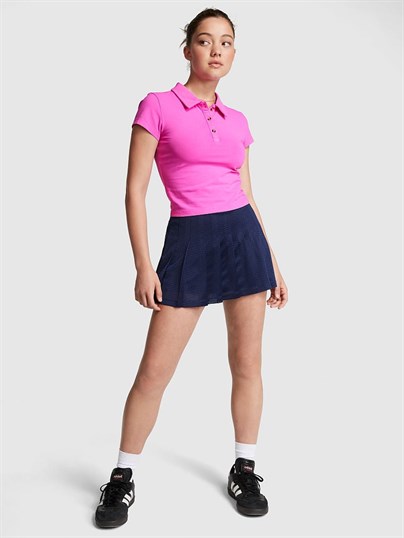 File Pileli Tenis Şort Etek