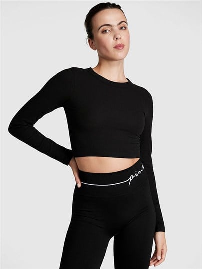 Fitilli Uzun Kollu Crop