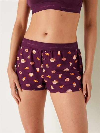 Flanel Şort Pijama