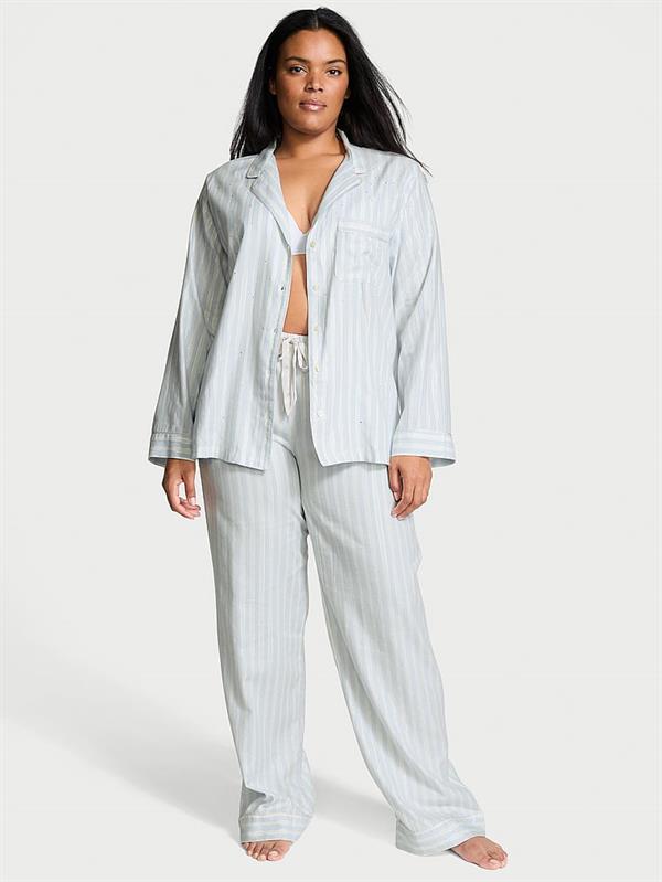 Flanel Uzun Pijama Takımı