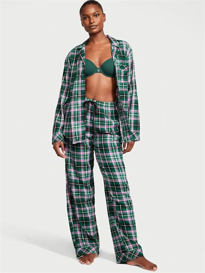 Flanel Uzun Pijama Takımı