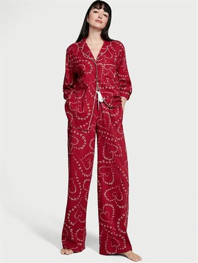Flanel Uzun Pijama Takımı
