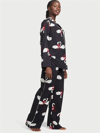 Flanel Uzun Pijama Takımı