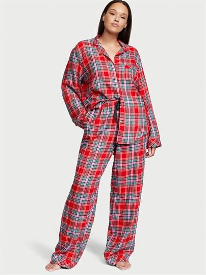 Flanel Uzun Pijama Takımı