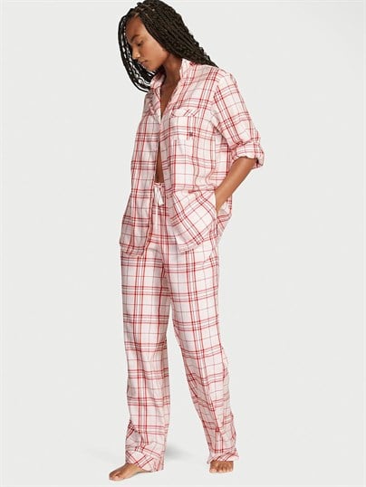 Flanel Uzun Pijama Takımı
