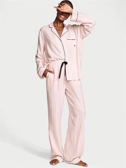 Flannel Uzun Pijama Takımı