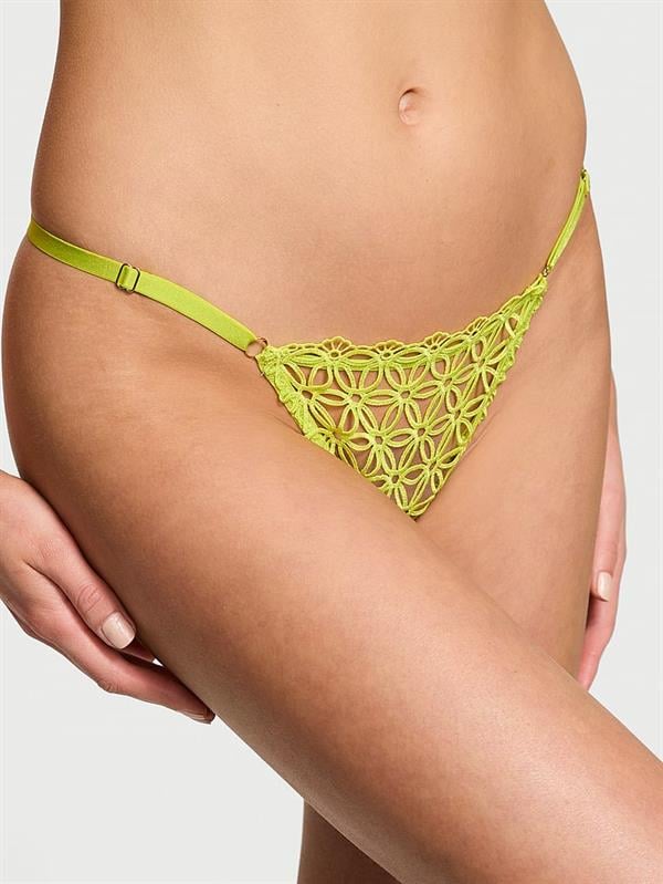 Geo Daisy Dantelli Ayarlanabilir V-String Külot