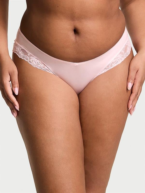 Gül Dantelli Derin Bacak Kesim Cheeky Külot