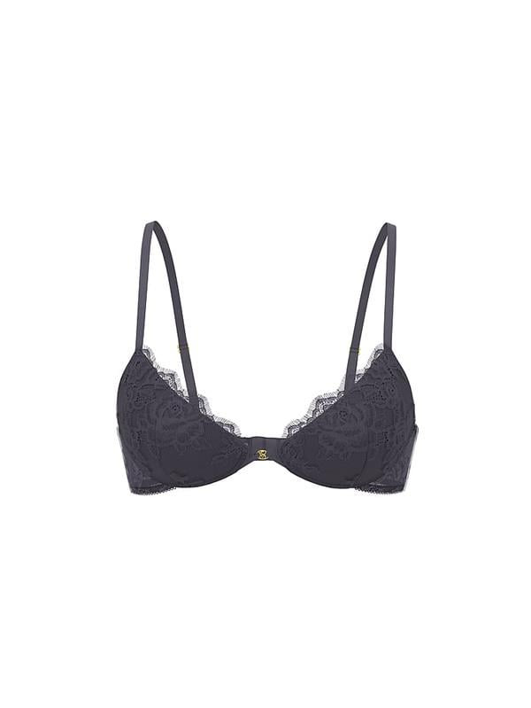 Gül Dantelli Push-Up Sütyen