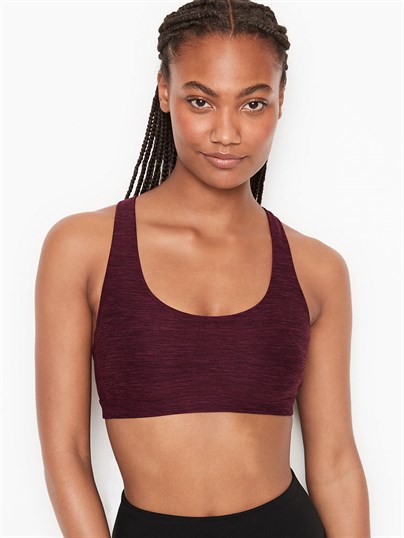 Incredible Essential Strappy Back Heathered Bra