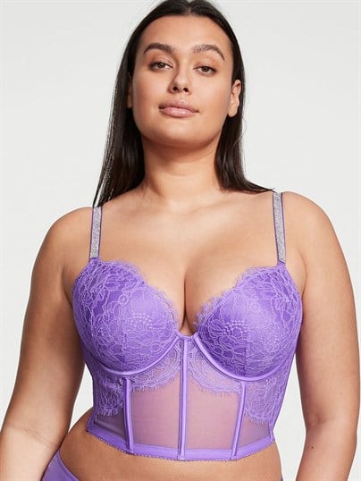 Işıltılı Askılı Push-Up Büstiyer