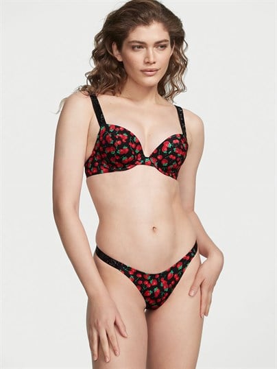 Işıltılı Askılı Sexy Tee Push-Up Bikini Üstü