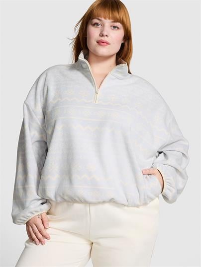 Ivy Polar Yarım Fermuarlı Sweatshirt